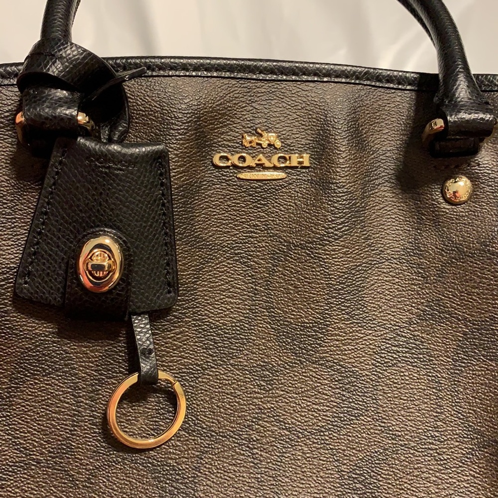Coach Satchel with Detachable Strap